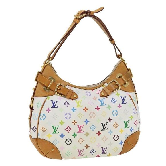 Greta Multicolor White Shoulder Bag - Picture 1 of 11